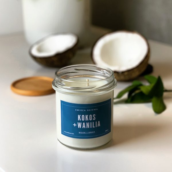 KOKOS +WANILIA - Wosk i Knot